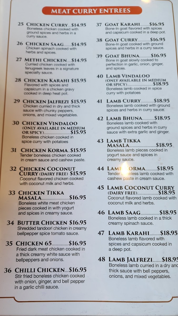 Menu Curry And Kabab Bistro-7